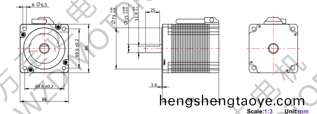OT-EM86100BLDC無刷電機-萬至達電機