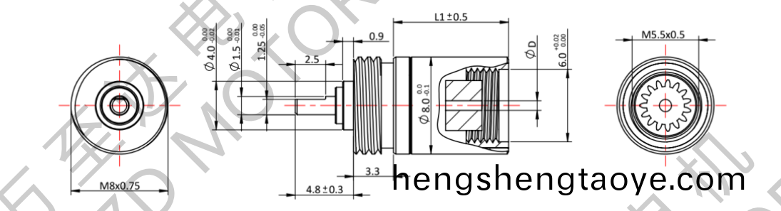 OT-08MGP行星齒輪箱-齒輪(lun)箱-萬至達電機