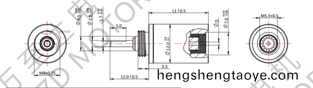 OT-12MGP行星齒(chi)輪箱-齒輪箱-萬至達電機(ji)