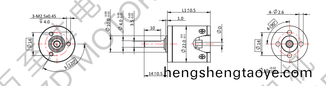 OT-22LGP行星齒輪箱-齒輪箱-萬至達電機