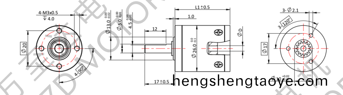 OT-26LGP行星齒輪箱(xiang)-齒輪箱-萬至達電機