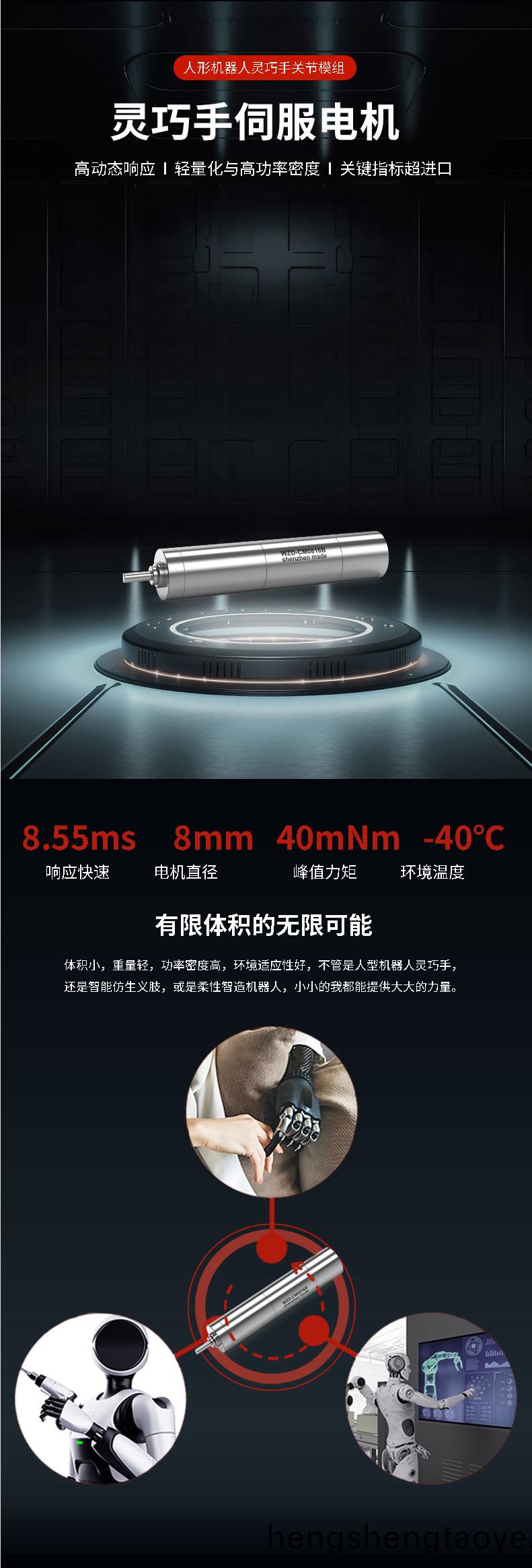 WZD-CM0816B靈巧手電機