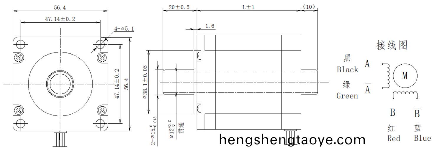 57係列空心軸電機結構