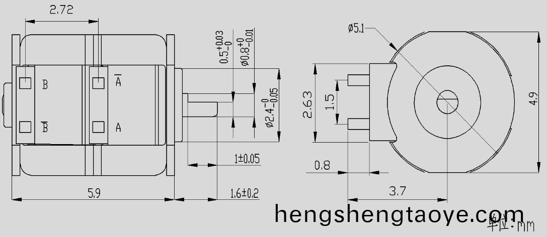 OT-SM05步進(jin)電機(ji)_5mm微(wei)型步進電機(ji)_鏡頭馬(ma)達-萬(wan)至達電機(ji)