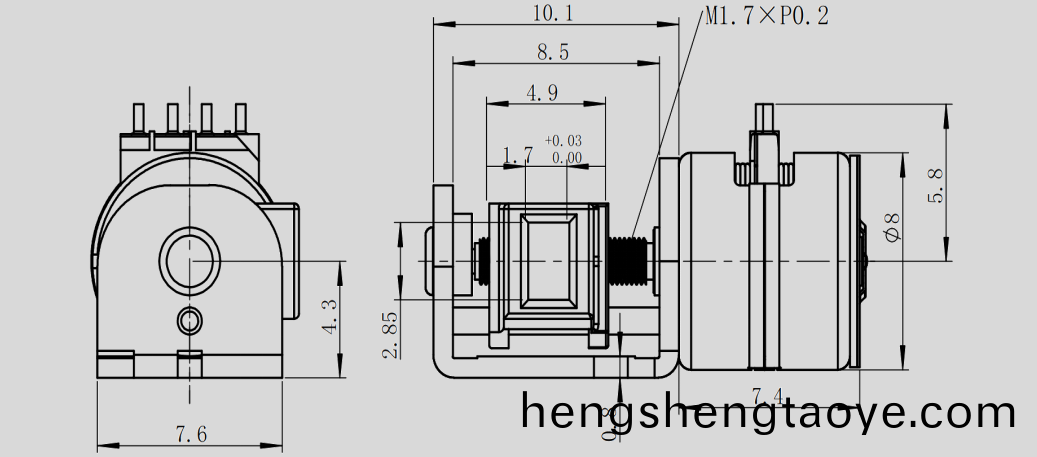 OT-SM8.0XL-001步(bu)進電機(ji)_激(ji)光(guang)投影儀電(dian)機-萬至達(da)電機