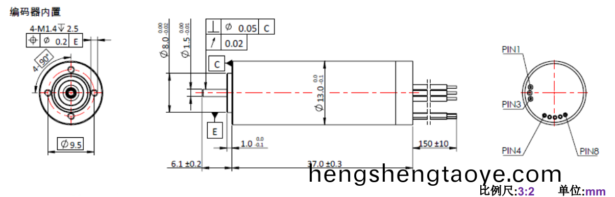 ECS 1337 內寘編碼器空心桮電機(ji)-萬至達電機
